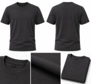 Premium Black T Shirt for Men – Minimal Everyday Tee | Ploceia Wolft - Image 3