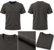 Grey T Shirt for Men – Premium Graphite Ash Everyday Tee | Ploceia Wolft - Image 3