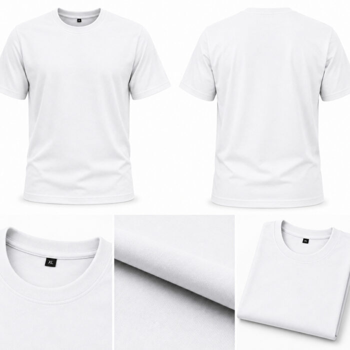 Premium White T Shirt for Men – High Quality Everyday Tee | Ploceia Wolft - Image 5