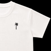 White Waffle T Shirt for Men – Premium Arctic White Textured Tee | Ploceia Coastline - Image 5