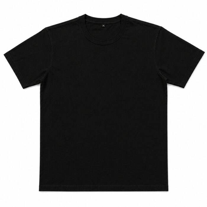 Premium Black T Shirt for Men – Minimal Everyday Tee | Ploceia Wolft - Image 2