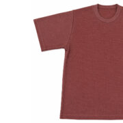 Waffle T Shirt for Men – Premium Dusty Plum Textured Tee | Ploceia Coastline - Image 4