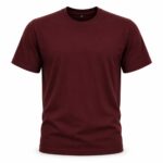 Maroon T Shirt for Men – Premium Burgundy Everyday Tee | Ploceia Wolft