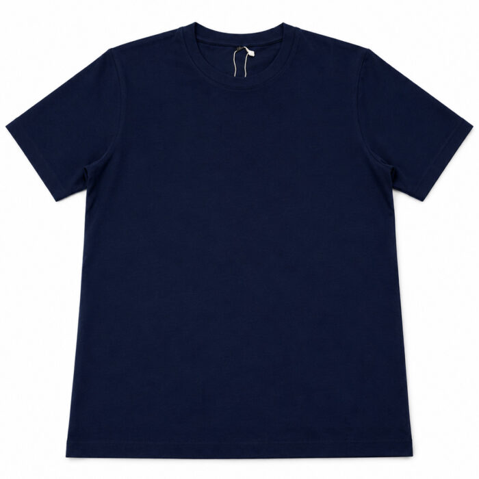 Navy Blue T Shirt for Men – Premium Ocean Navy Everyday Tee | Ploceia Wolft - Image 2