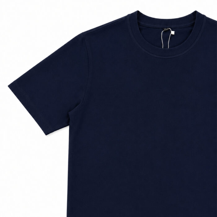 Navy Blue T Shirt for Men – Premium Ocean Navy Everyday Tee | Ploceia Wolft - Image 3