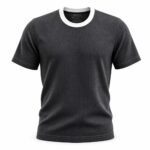 Popcorn T Shirt for Men – Premium Textured Dark Ash T-Shirt | Ploceia Moonk